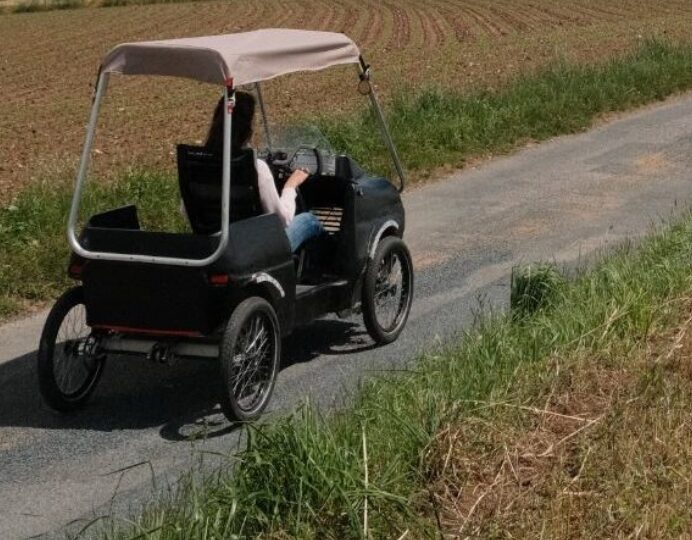 BOB, un vélo électrique à quatre roues testé sur l’Île de  Nantes